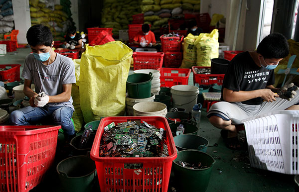 Le gouvernement chinois accélère la lutte contre la pollution aux déchets électroniques