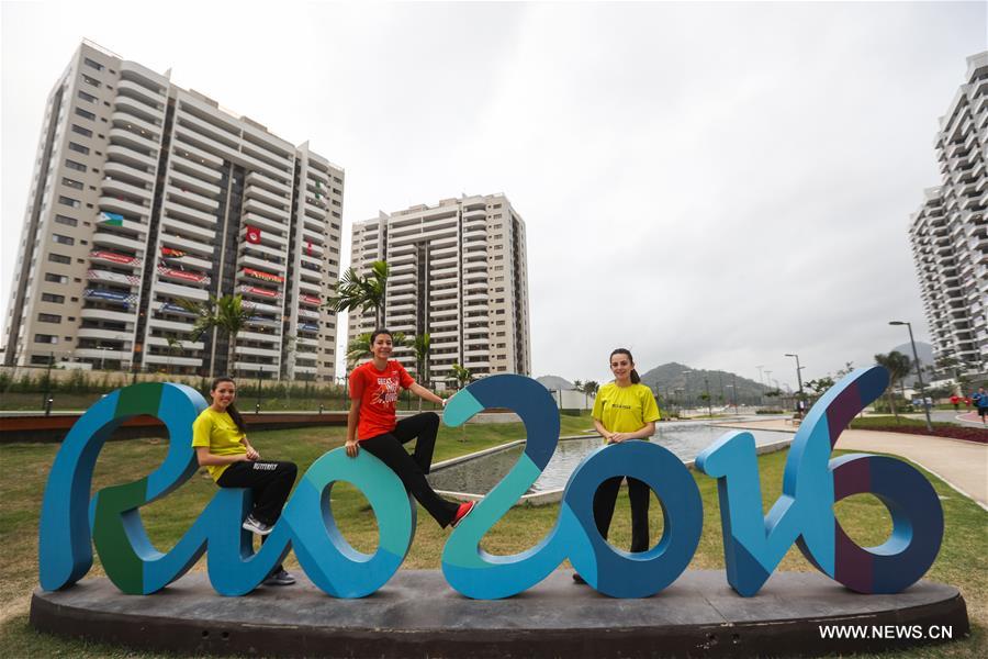 Brésil : village olympique à Rio