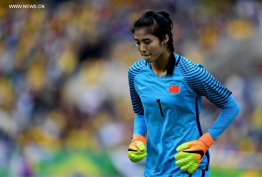 JO 2016 : match de football féminin entre la Chine et le Brésil