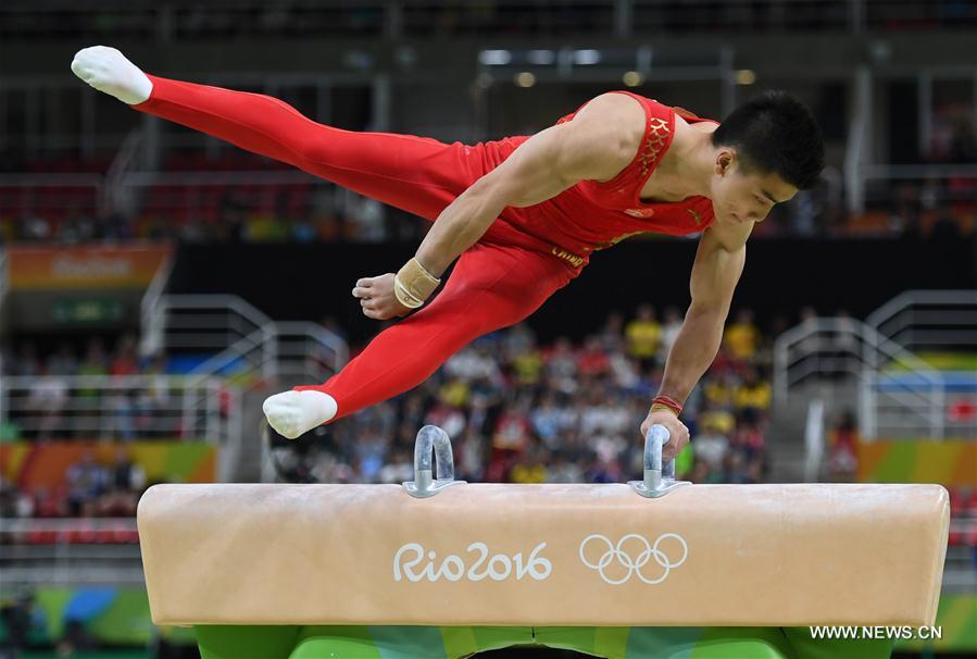 JO 2016/Gym (homme): L'équipe chinoise remporte la médaille de bronze