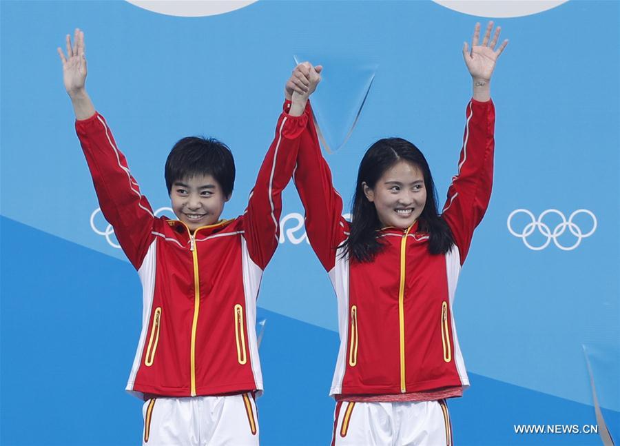 JO de Rio : la Chine remporte un troisième titre en plongeon synchronisé