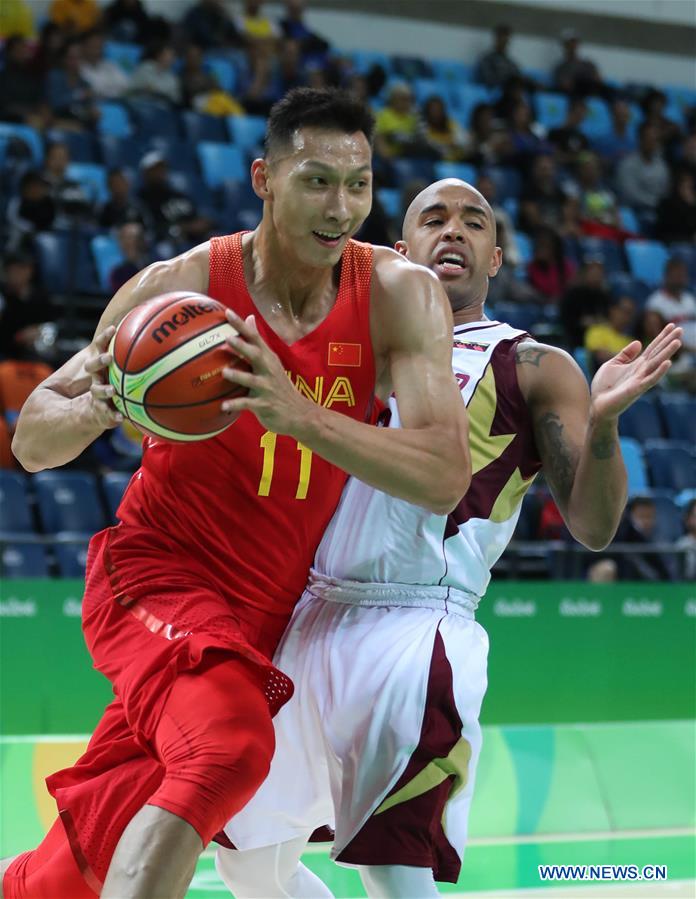JO de Rio : match de basket Chine-Venezuela