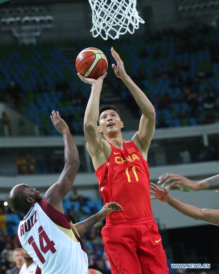 JO de Rio : match de basket Chine-Venezuela