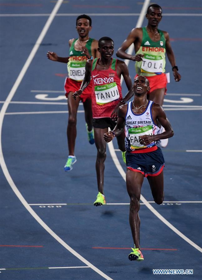 JO de Rio/Athlétisme : le Britannique Mohamed Farah champion du 10.000 m