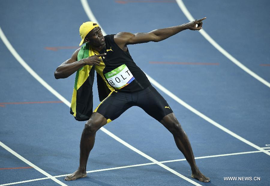 JO 2016 : Usain Bolt sacré pour la troisième fois champion olympique du 100m