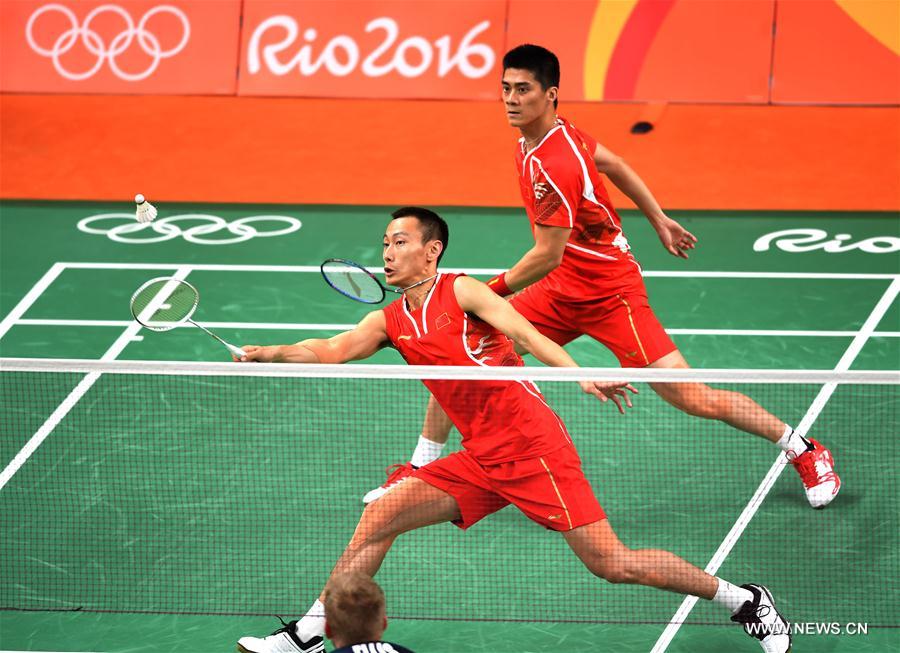 JO 2016 : demi-finale de badminton (double messieurs)
