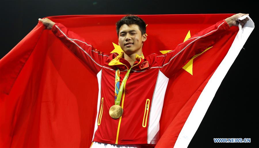 JO-2016: le Chinois Chen Aisen champion du plongeon de haut vol (10 m) messieurs