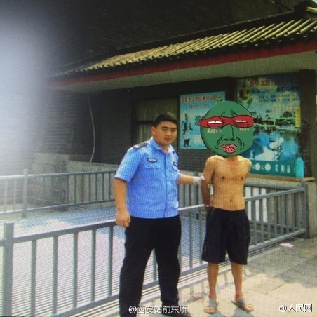 Gare de Xi’an : un pervers ridiculisé par la police