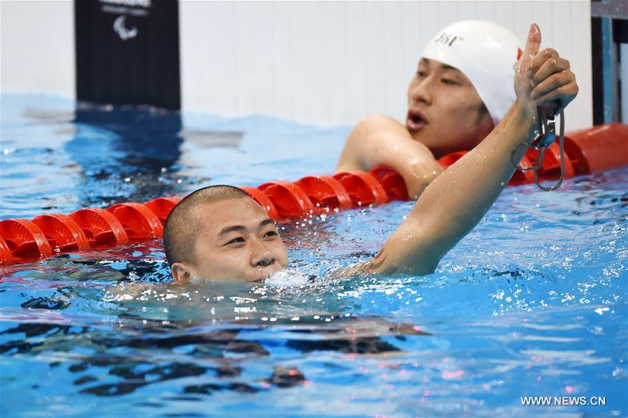 Jeux paralympiques de Rio : le Chinois Pan Shiyun champion du 50m papillon S7