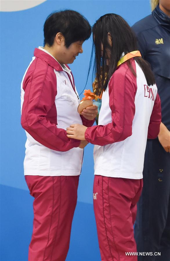 Jeux paralympiques de Rio : la Chinoise Li Guizhi championne du 50m nage libre S11