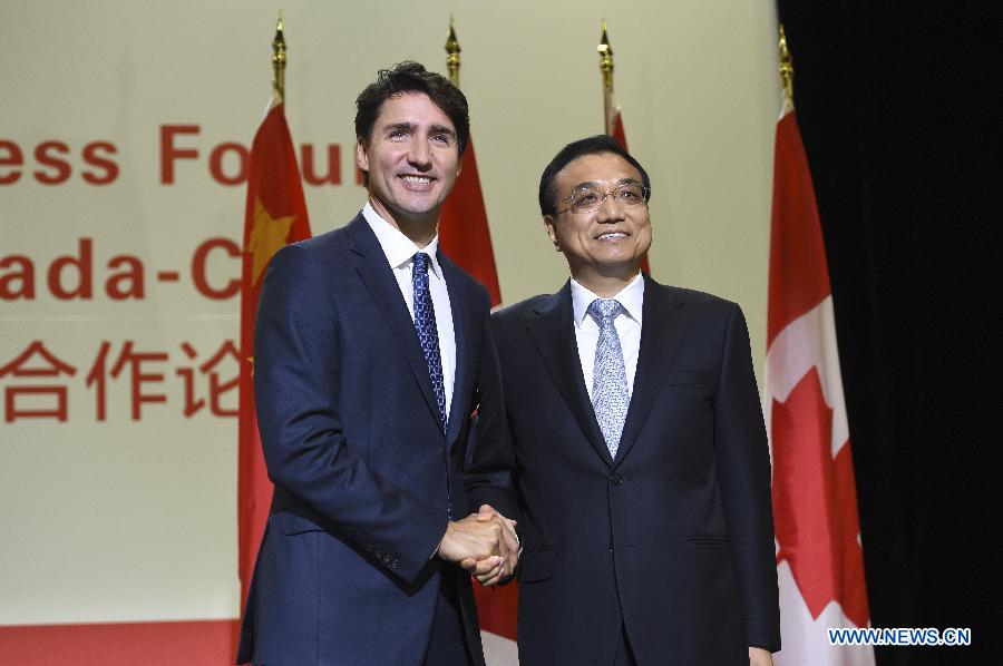 Le PM chinois envisage un accord de libre-échange avec le Canada