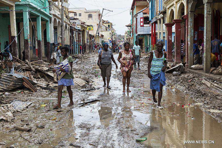 L'ONU octroie 5 millions de dollars pour assister les victimes du cyclone Matthew en Haïti