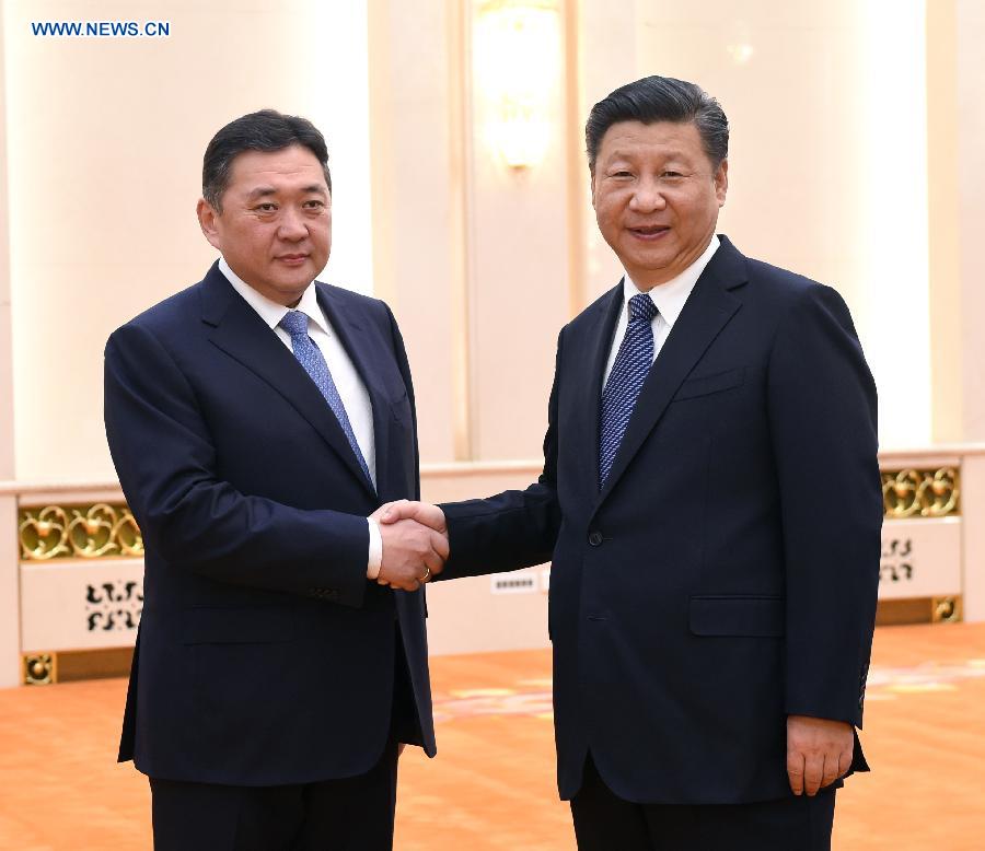 Le président chinois appelle à renforcer les échanges avec la Mongolie