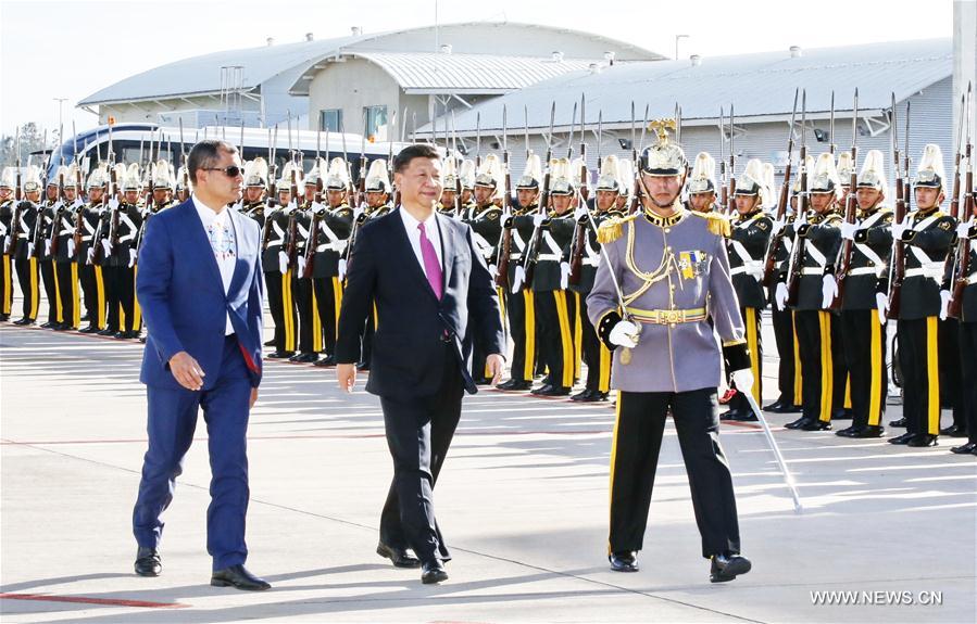 EN IMAGES: la visite du président chinois Xi Jinping en Equateur