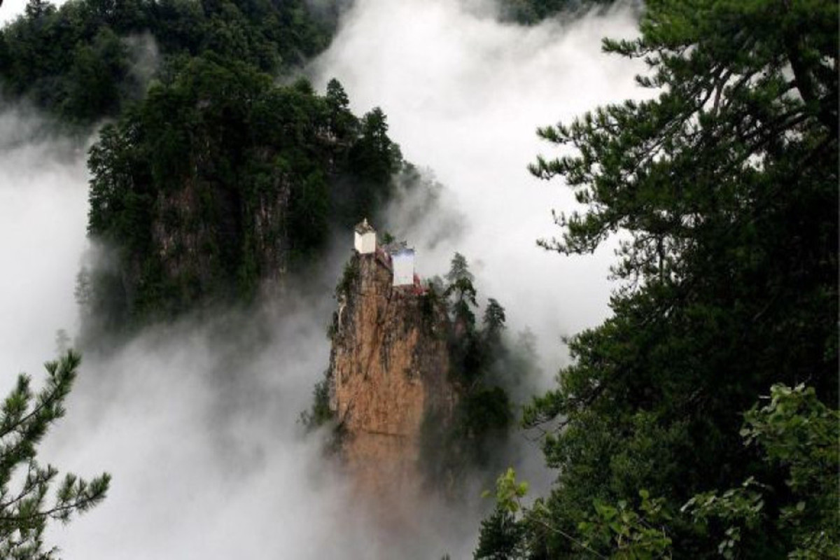 Le Temple Tayunshan, le bâtiment le plus difficile d'accès au monde