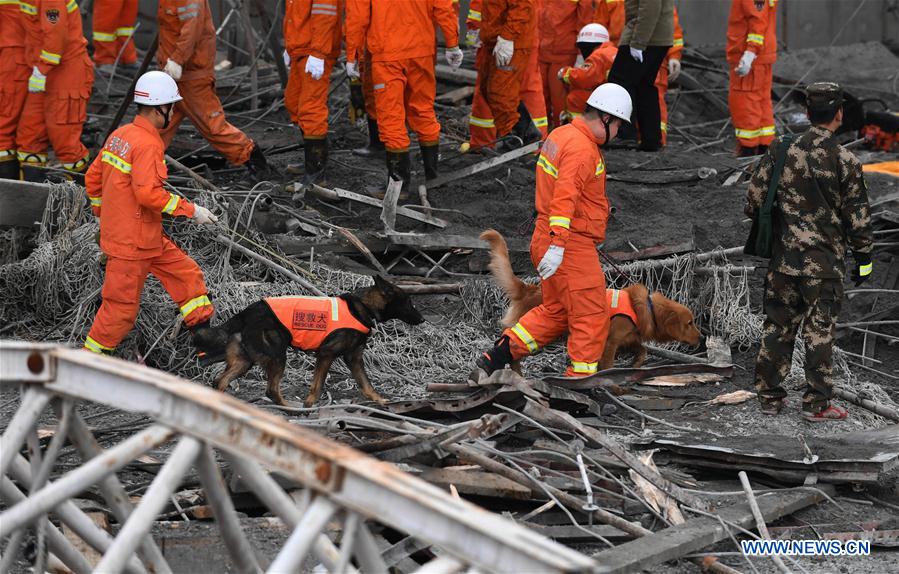 Chine : 67 morts suite à l'effondrement dans un chantier dans l'est du pays