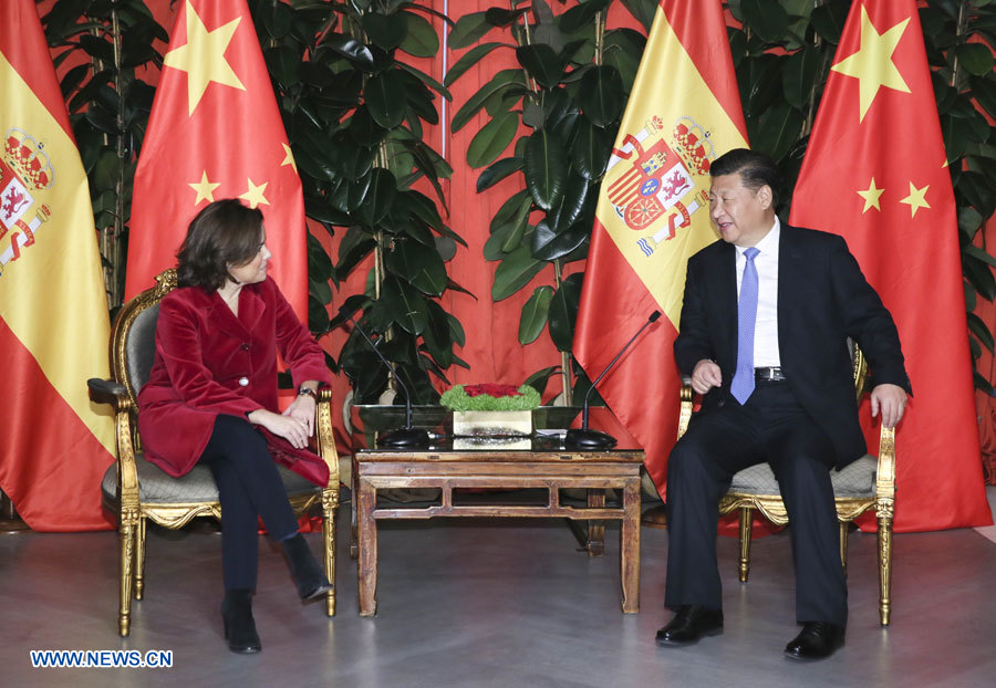Xi Jinping souhaite une coopération plus étroite entre la Chine et l'Espagne