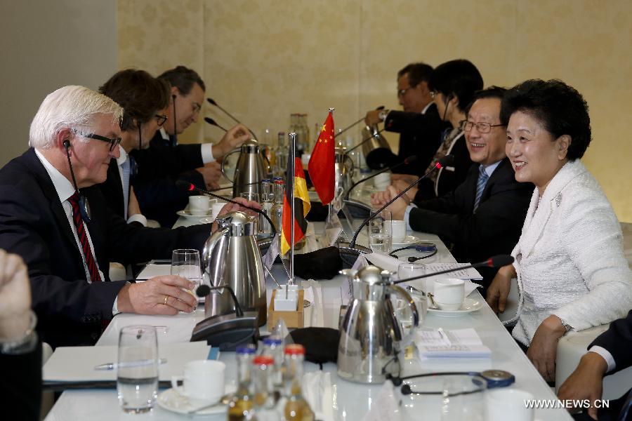 Une haute responsable chinoise invite la Chine et l'Allemagne à s'opposer conjointement au protectionnisme