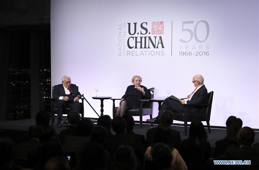 Les Etats-Unis et la Chine doivent conserver des relations étroites et amicales, selon deux anciens secrétaires d'Etat américains
