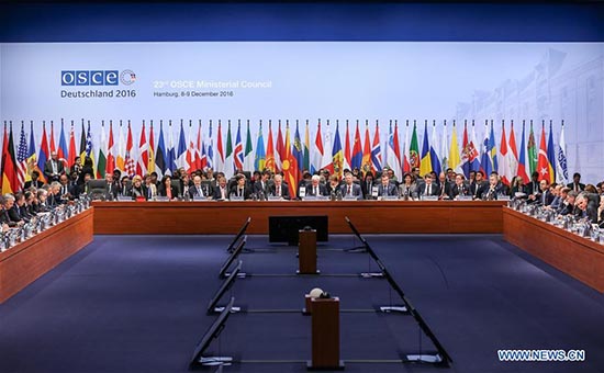 La réunion ministérielle de l'OSCE s'achève à Hambourg