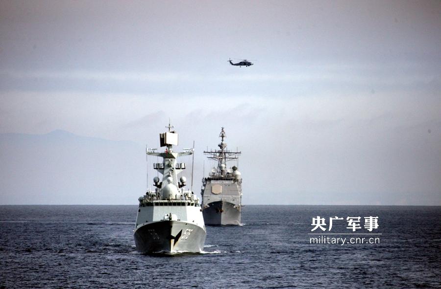 Exercice commun entre les marines chinoise et américaine à San Diego