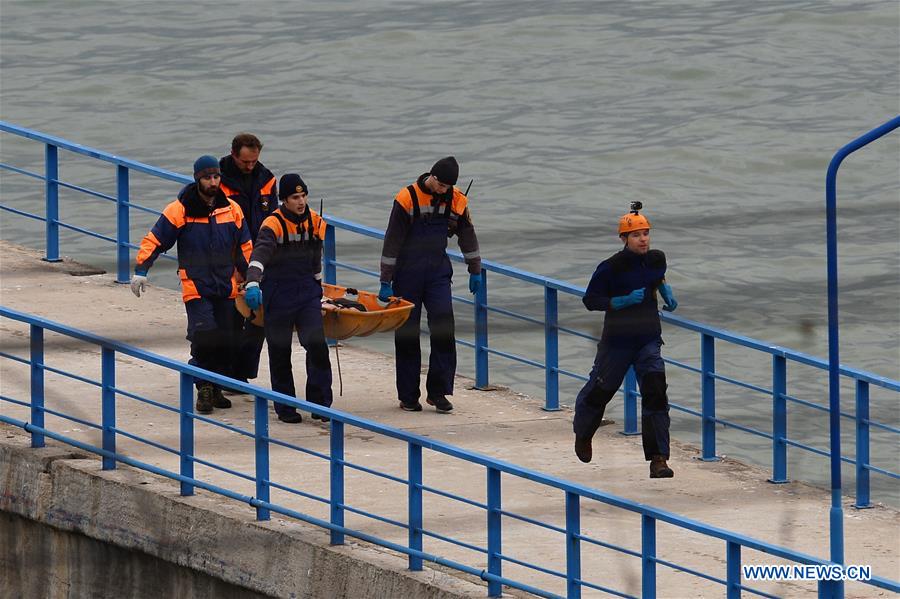 Crash d'un Tu-154 russe en mer Noire avec 92 personnes à bord