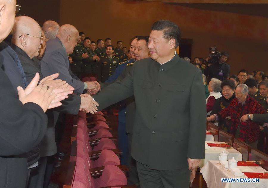 Xi Jinping assiste à un spectacle du Nouvel An chinois organisé pour les vétérans