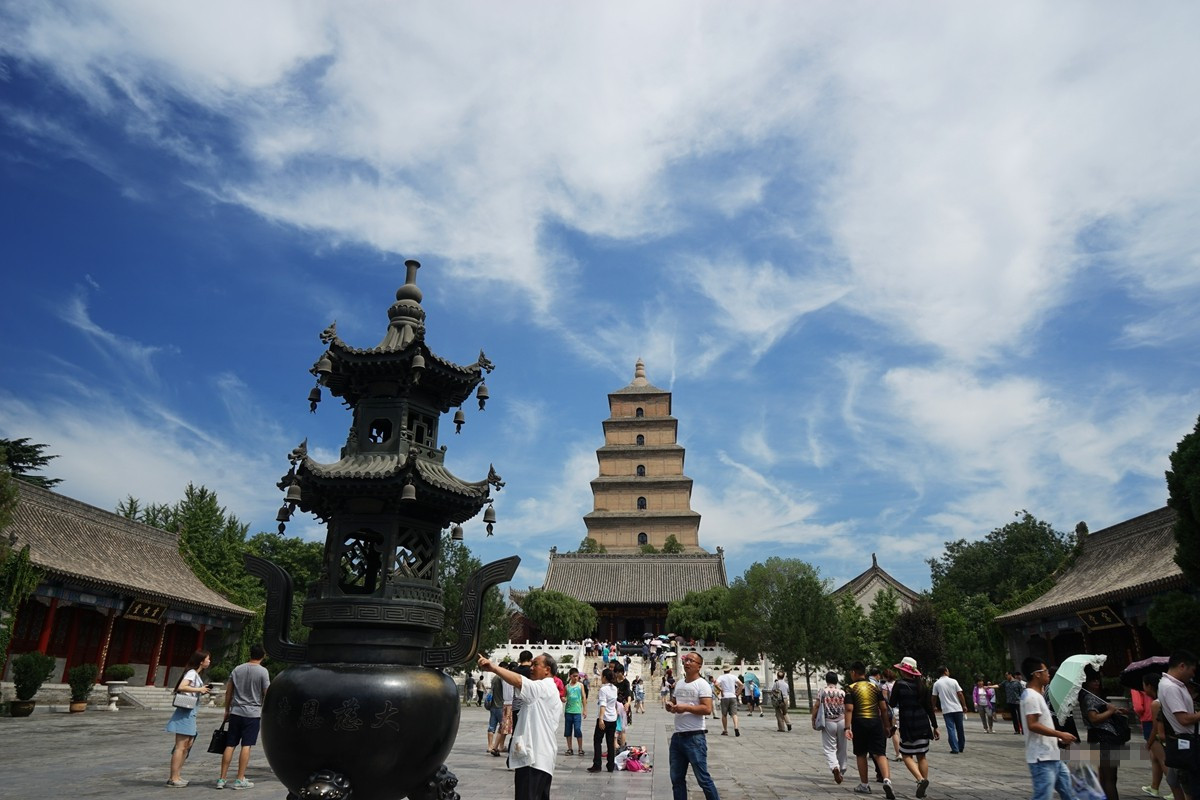 La Grande Pagode de l'Oie Sauvage, monument préféré des voyageurs visitant Xi'an