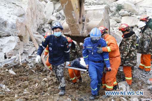 Chine : les corps de l'ensemble des victimes d'un glissement de terrain ont été récupérés