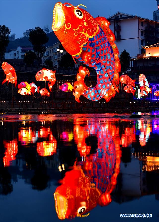 Un comté chinois coloré pour fêter le nouvel An