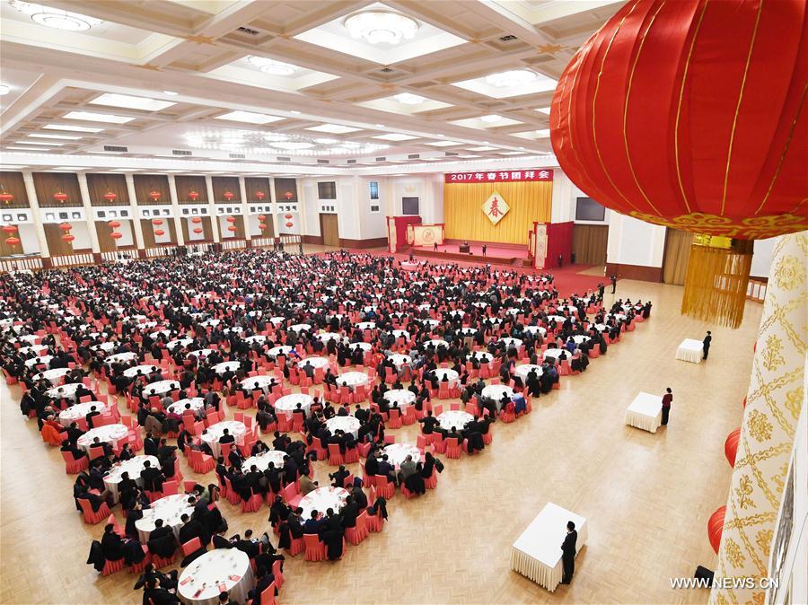 Chine : réception officielle à l'occasion de la fête du Printemps