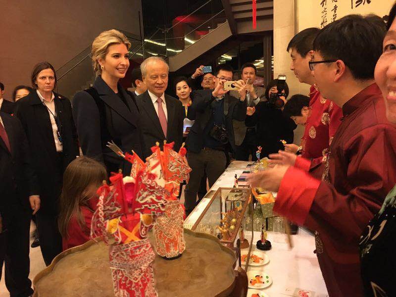 Festivités pour Ivanka Trump à l'Ambassade de Chine