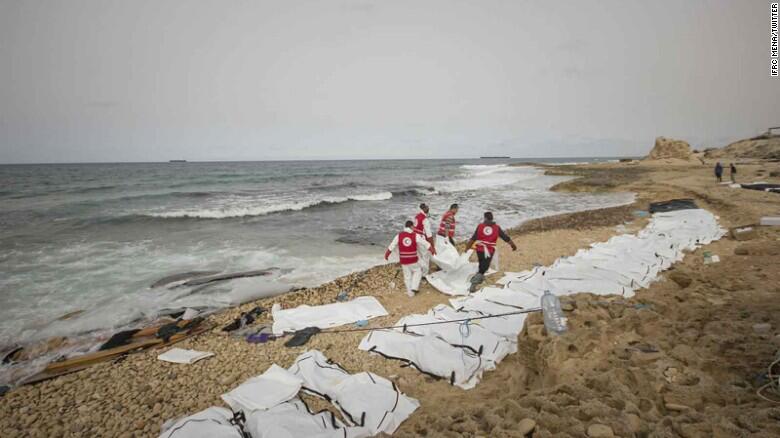 Plus de 70 corps de migrants morts noyés retrouvés sur les côtes libyennes