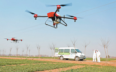 Des drones pour contrôler les insectes