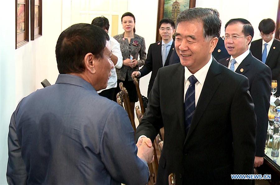 Le président philippin se déclare satisfait de la situation actuelle des relations avec la Chine
