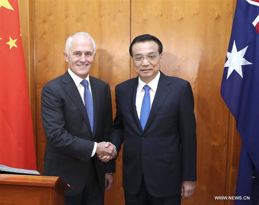 La Chine et l'Australie s'engagent à accroître leurs relations commerciales