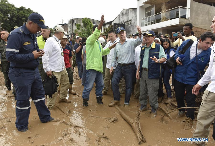 Colombie : une immense coulée de boue fait 193 morts