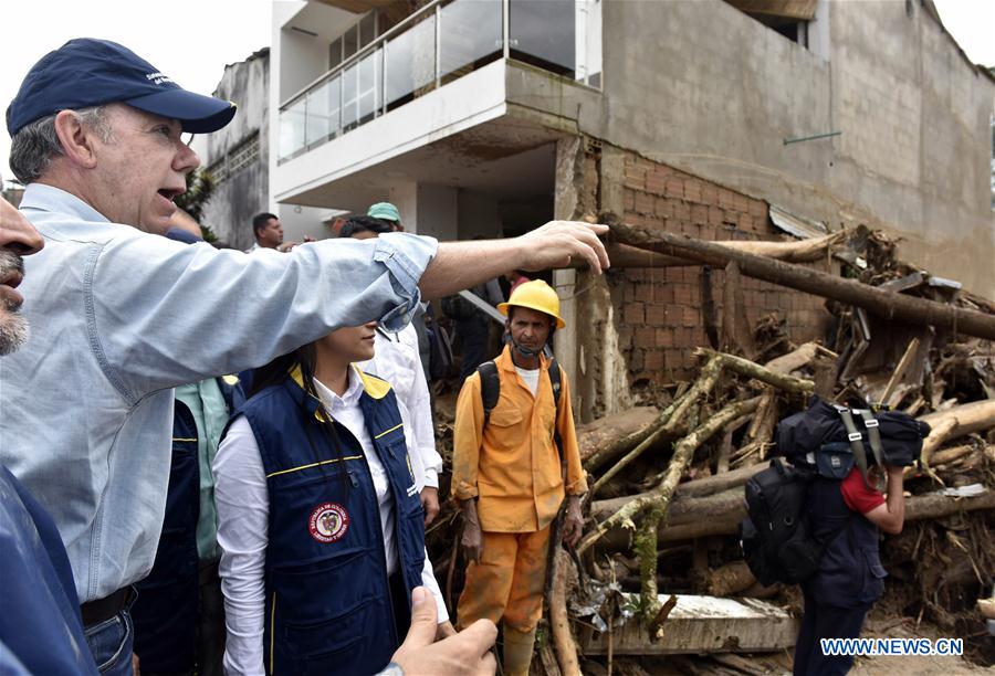 Colombie : une immense coulée de boue fait 193 morts