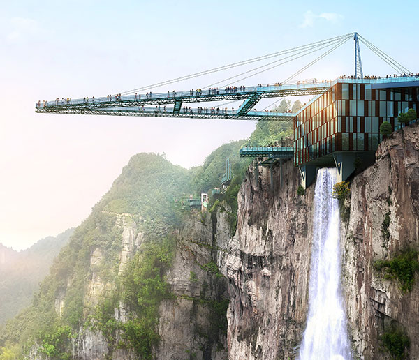 Ouverture prochaine de la plus longue passerelle de verre au monde à Chongqing