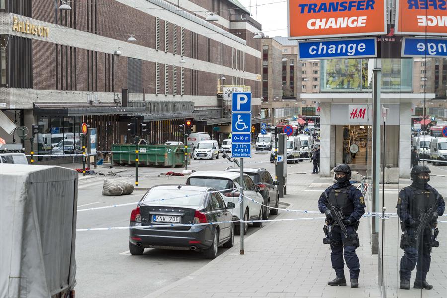 Des explosifs retrouvés dans le camion utilisé dans l'attentat de Stockholm