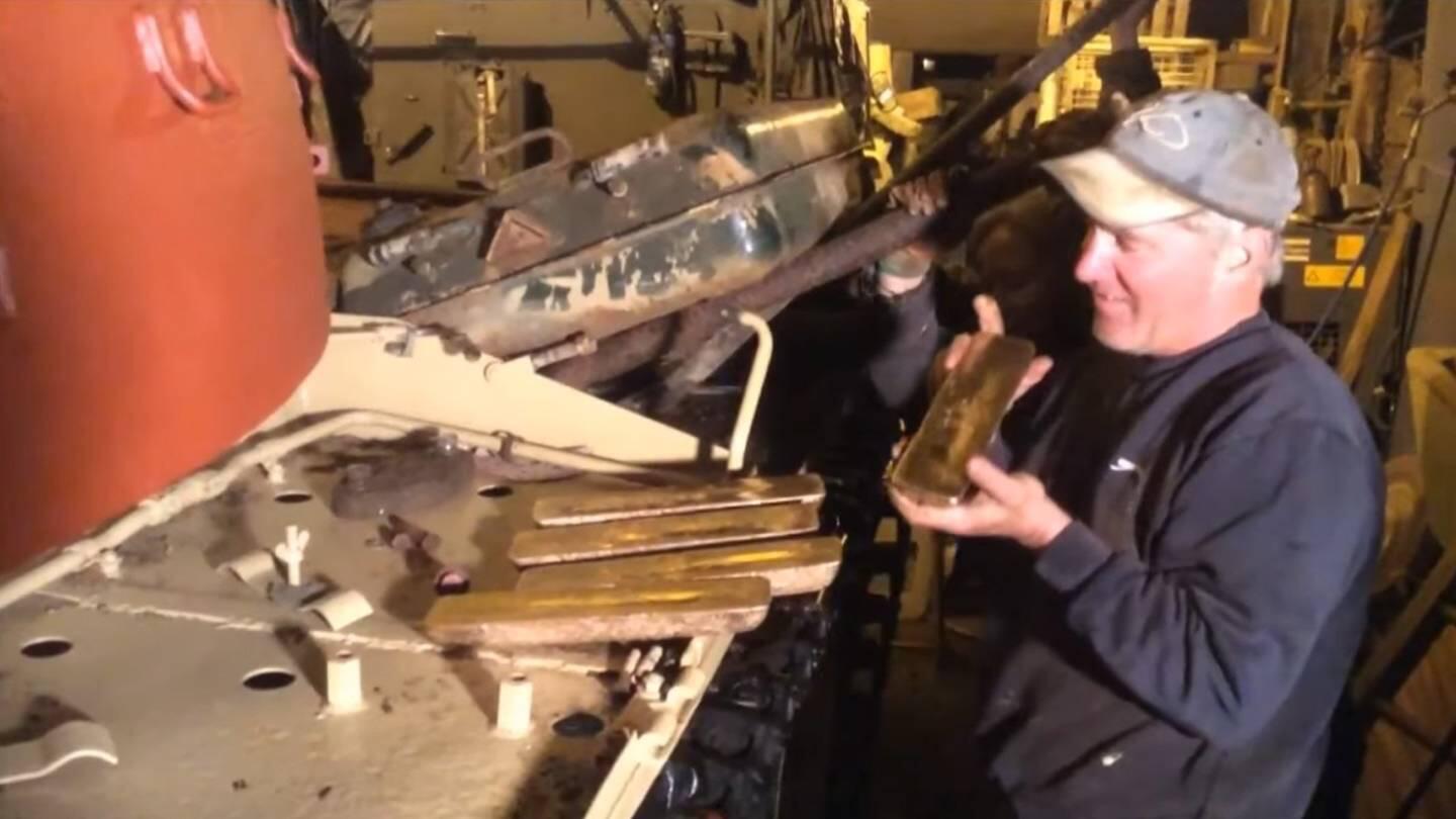 Un collectionneur de blindés britannique découvre 2,3 millions d'Euros en lingots d'or dans un char irakien