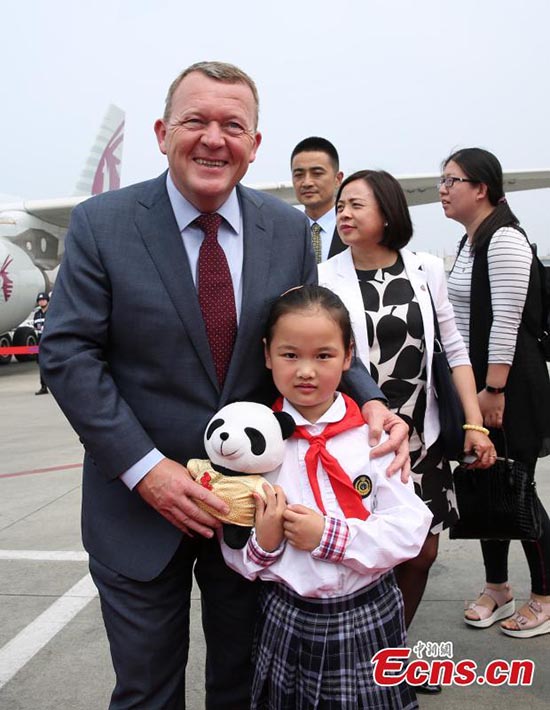 Chengdu : le Premier ministre danois à la rencontre des pandas