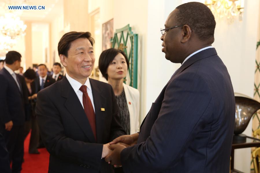 Le vice-président chinois rencontre le président sénégalais en vue d'approfondir les relations bilatérales