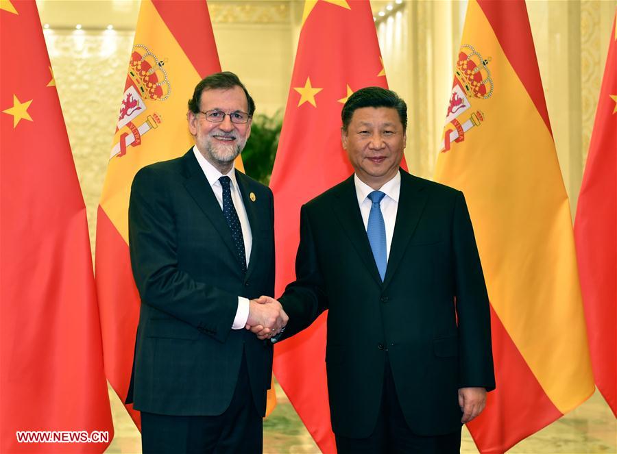 Le président chinois espère renforcer la coopération avec l'Espagne sur 