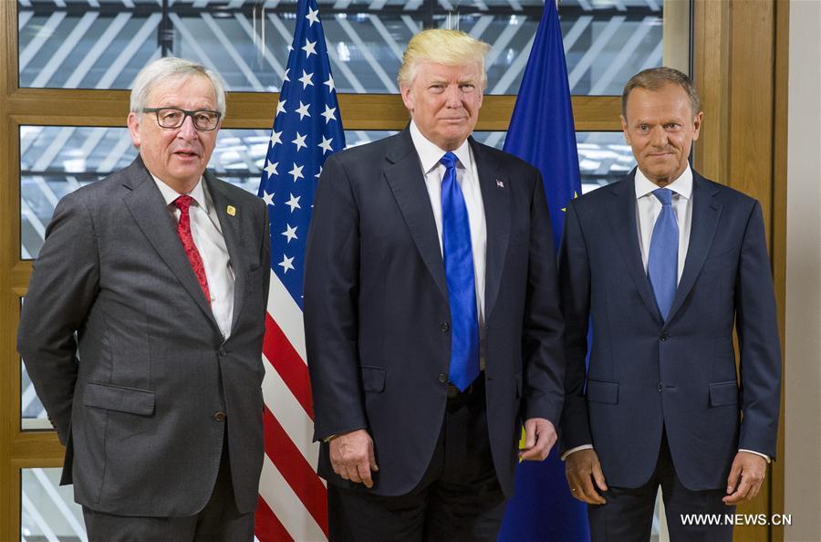 Les dirigeants européens rencontrent Donald Trump