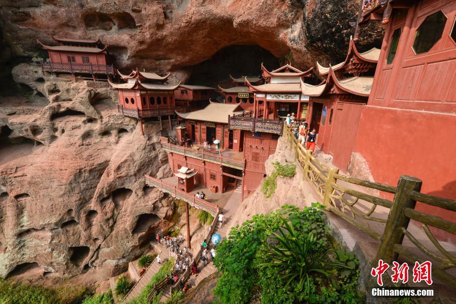 Un temple du Fujian construit sur un seul pilier