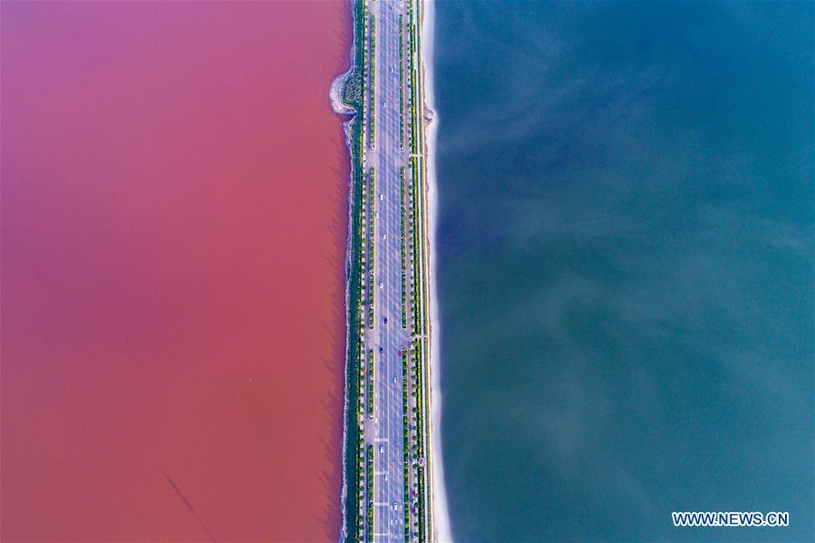 Le Shanxi tout en couleur avec ses lacs salés 