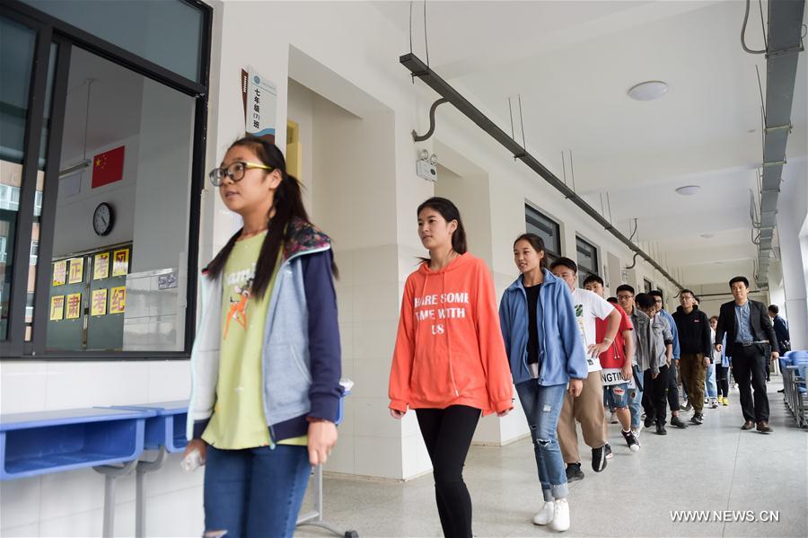 Gaokao 2017 : 9,4 millions d'étudiants se présentent à l’examen  