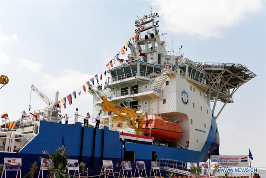 
L’Égypte lance le plus grand navire d'approvisionnement du Moyen-Orient construit en Chine