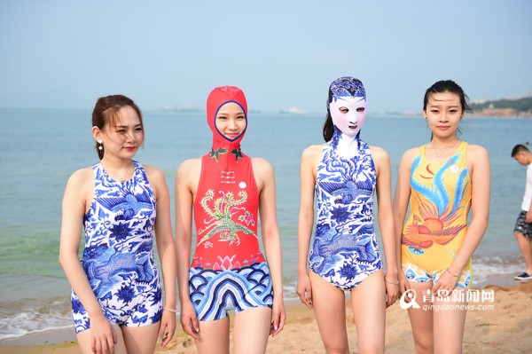 Le face-kini fait fureur sur les plages chinoises